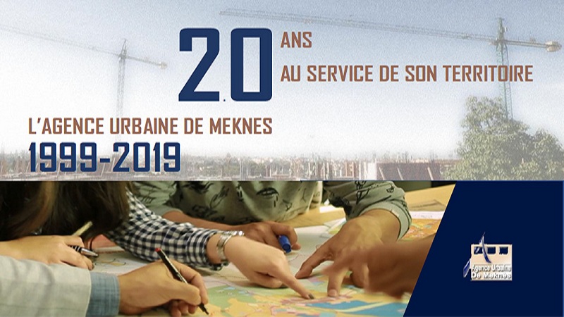 Edition et diffusion de l’ouvrage « L’Agence Urbaine de Meknès, 20 ans au service de son territoire », Octobre 2019